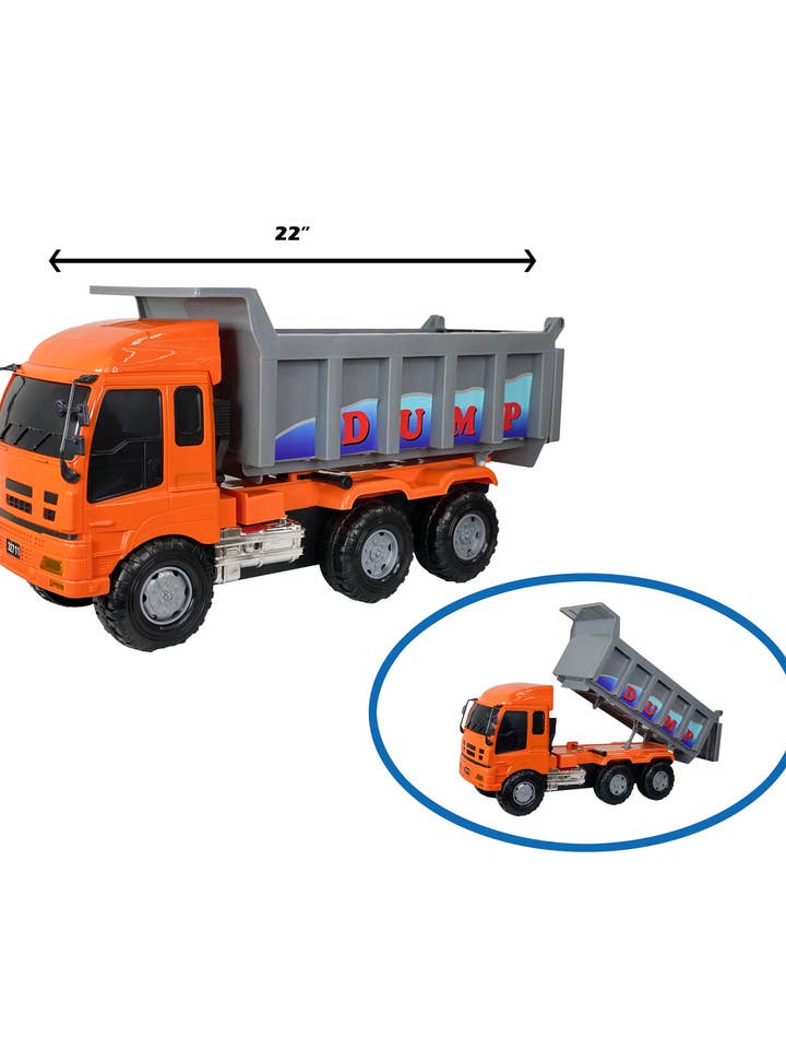 Big Daddy Heavy Duty Dump Truck for wholesale by KIDS VOICE TOYS GROUP