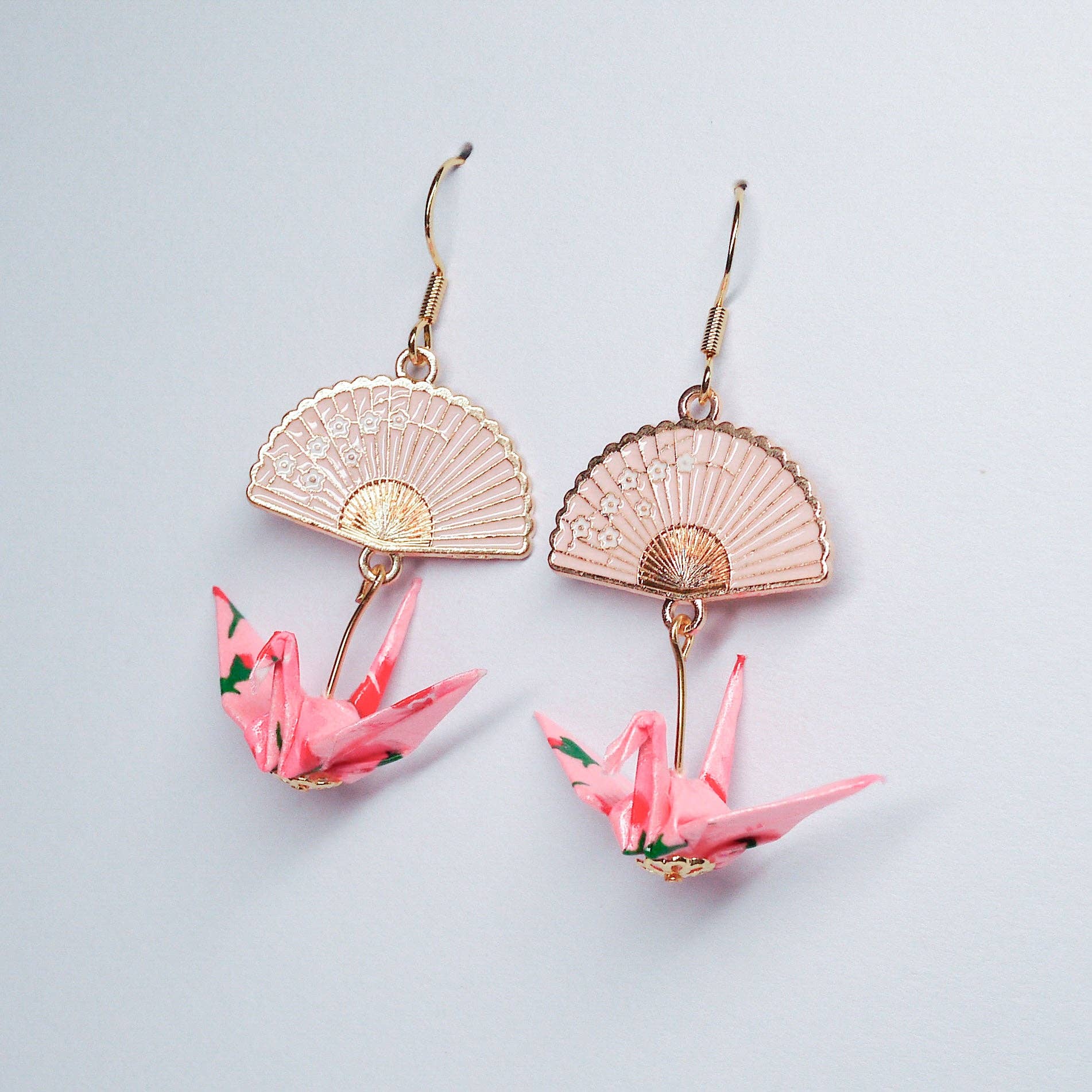 Kamyi.Art Origami Designs - Wholesale Dangle Earrings - Crane and Fan Earrings6