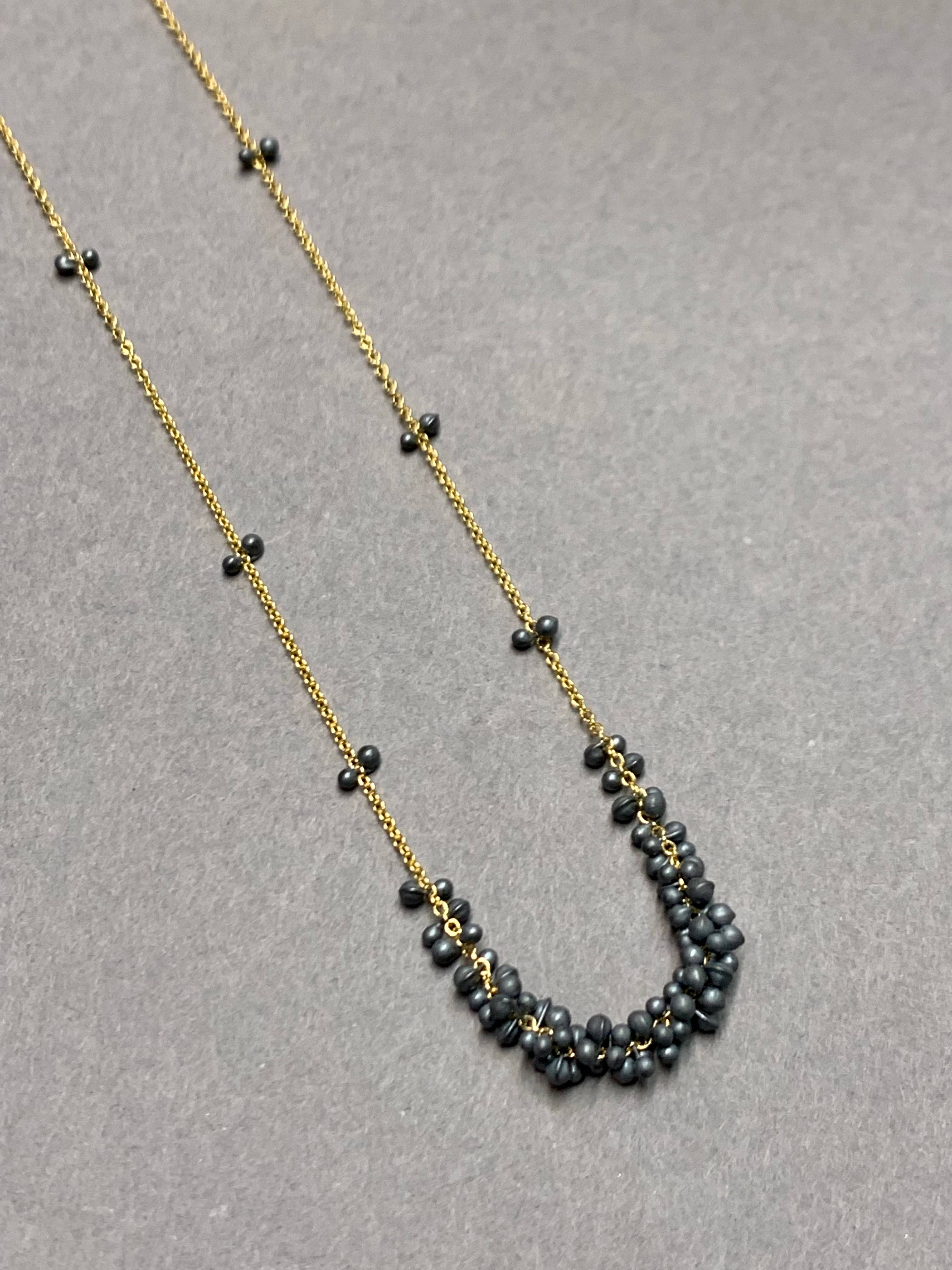 YedOmi Jewelry - Wholesale Link & Chain Necklace - Clustered Wisteria Necklace- 18 inches3