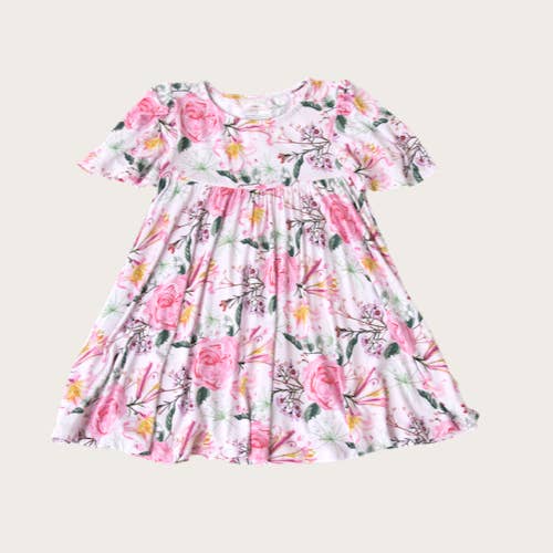 Charming Mary - Wholesale Dress - Kids - Harlow Carr Rose Flutter Dress