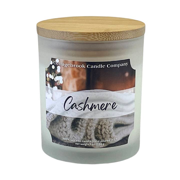 Cashmere Soy Candle | 100% Soy Wax, Hand-Poured, Eco-Friendly for wholesale by Cottagebrook Candle Company