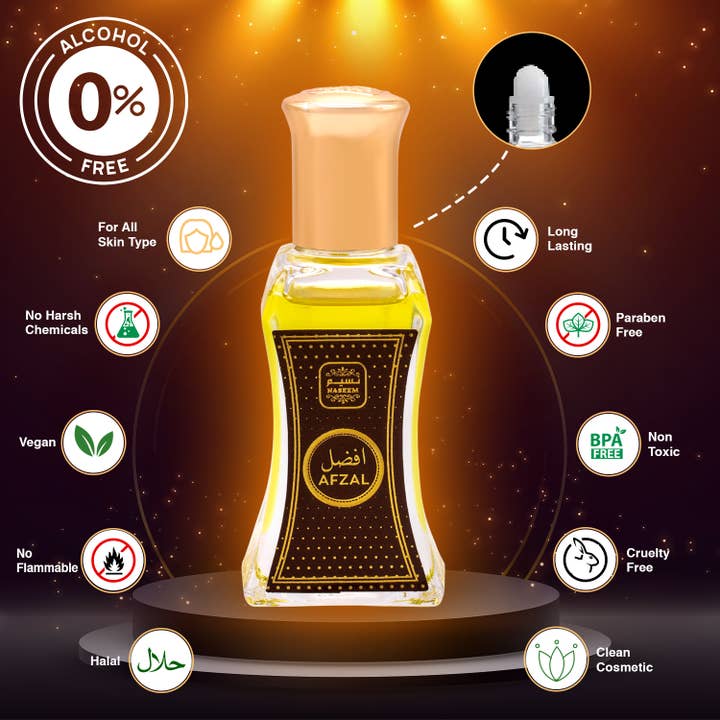 NASEEM - Wholesale Roll-On Fragrance - AFZAL Roll On Perfume Oil Soapy Fresh Men's Fragrance 24 mL2
