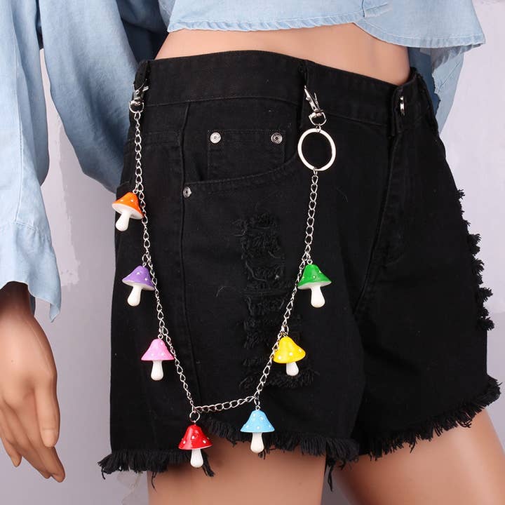 TYPE COLORED MUSHROOM HEAD PENDANT PANTS CHAIN_CWMM0675 for wholesale on Faire1