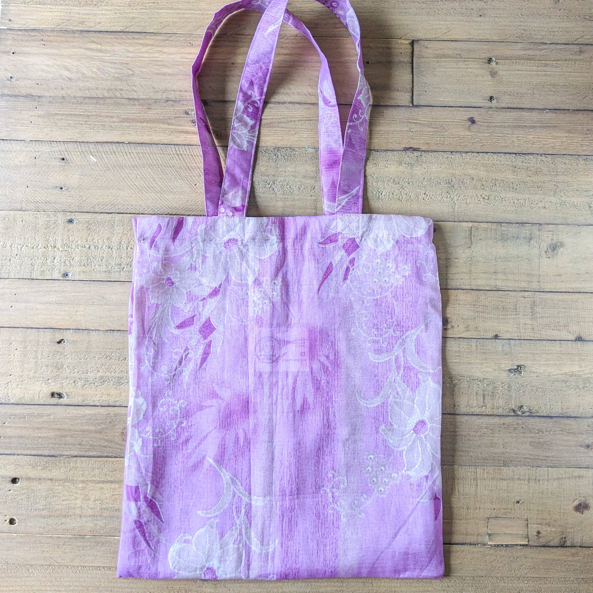 Shakti.ism - Wholesale Tote Bag - Women's - Slim Sari Tote Bag with Pocket: Ethically Handmade in India1