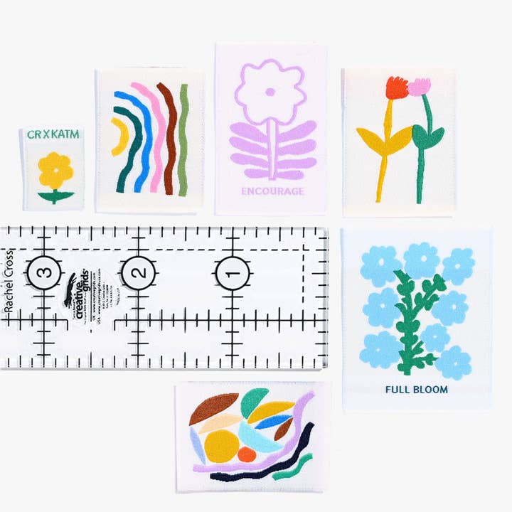 Kylie and The Machine - Wholesale Craft supplies - FULL BLOOM | Claire Ritchie x KATM Collaboration Sew-in Labels7
