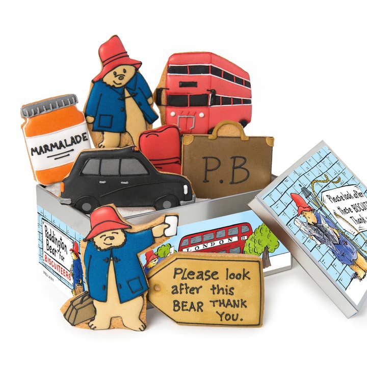 Paddington Bear Biscuit Tin for wholesale by Biscuiteers