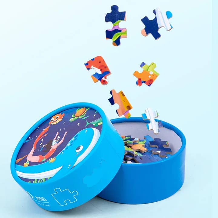 JSBlueRidge Toys - Wholesale Puzzle - Kids - Montessori Jigsaw Brain Puzzle Set For Kids