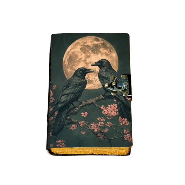 Billion Brothers - Wholesale Journal/Diary - Original Raven Leather Journal Gothic Grimoire Tarot Book3