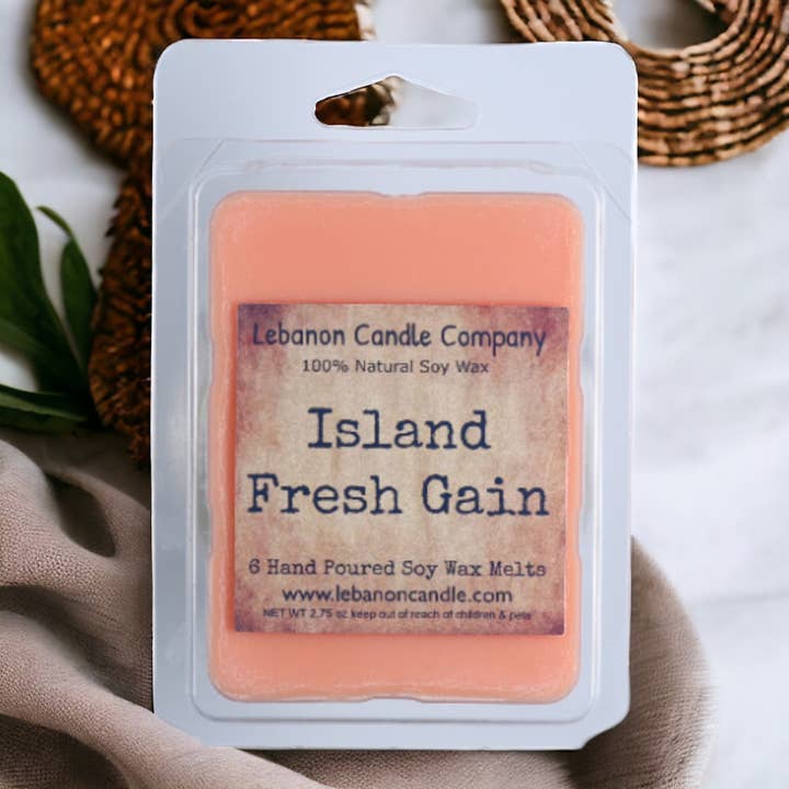 Lebanon Candle Company - Wholesale Wax Melt - Island Fresh Gain Wax Melt