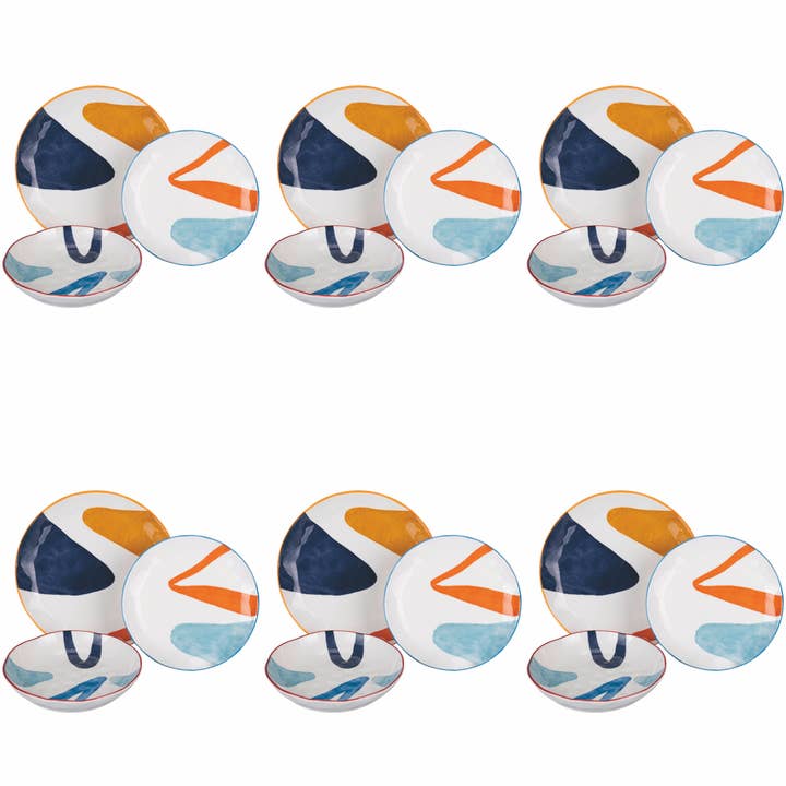 18-delt keramisk spisestel, Peninsula for engroshandel hos VdE Tivoli 1996