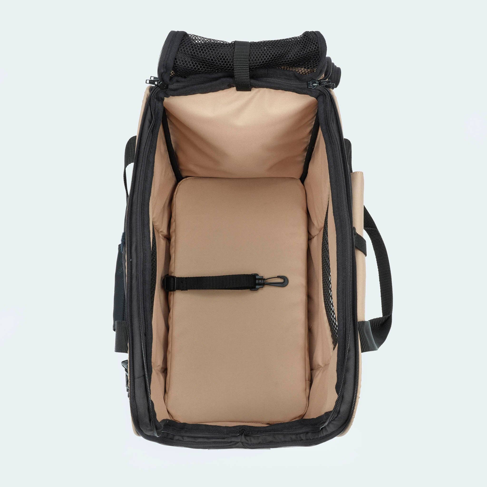 ​​Leopold's Finest for dogs - Vente Caisse de transport – chien - Sac de vélo noir pour chiens10