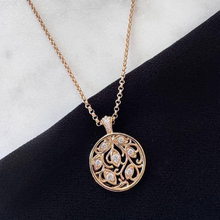 The Fae Forest Necklace for wholesale by Memento Mori Designs NYC