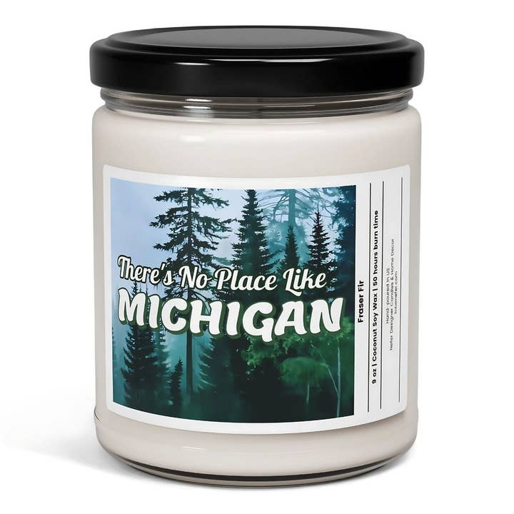 There is No Place Like Michigan | State Scented Candle for wholesale by Nefer Designer Candles & Home Decor