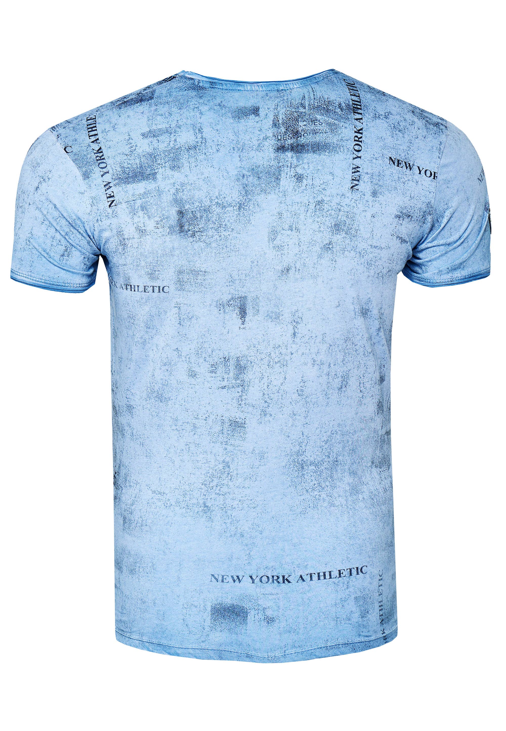 Rusty Neal - Wholesale Screen Printed T-Shirt - Men's - T-shirt in used look, round neck, printed 2443