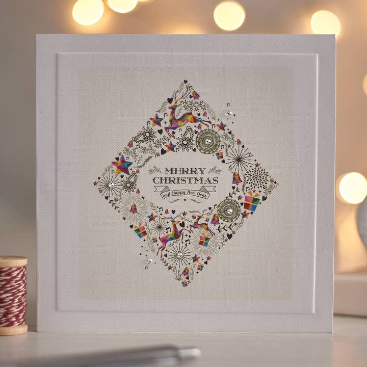 Couronne de diamants de Noël - FESTIVE 008 pour la vente par Mrs Lovesy