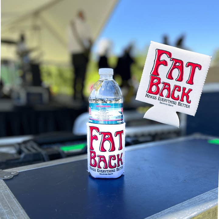 The Fatback Makes Everything Better Drink Hugger for wholesale by Salvation South