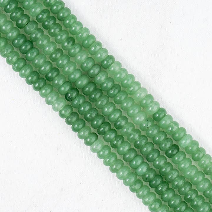 Soothing Crystals Beads - Wholesale Beads - Rondelle Crystal Beads | Green Aventurine | Gemstone Beads 3