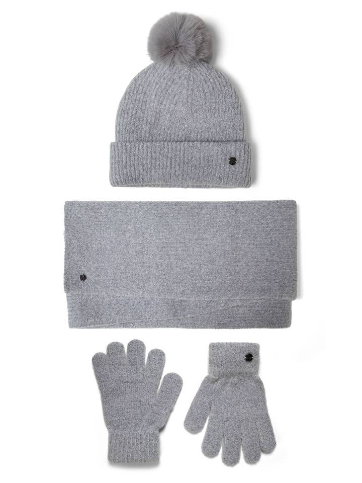 Flickor 3-delars vinterset: halsduk, mössa och handskar för wholesale av Minoti sp. z o.o.