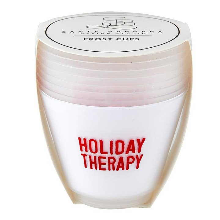 Santa Barbara Design Studio by Creative Brands - Wholesale Disposable Cup - Face to Face Frost Cups - Holiday Therapy - Set of 81