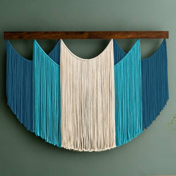 Macrame væghængning til hyggelig og elegant boligindretning V29 for engroshandel hos MinhandBros