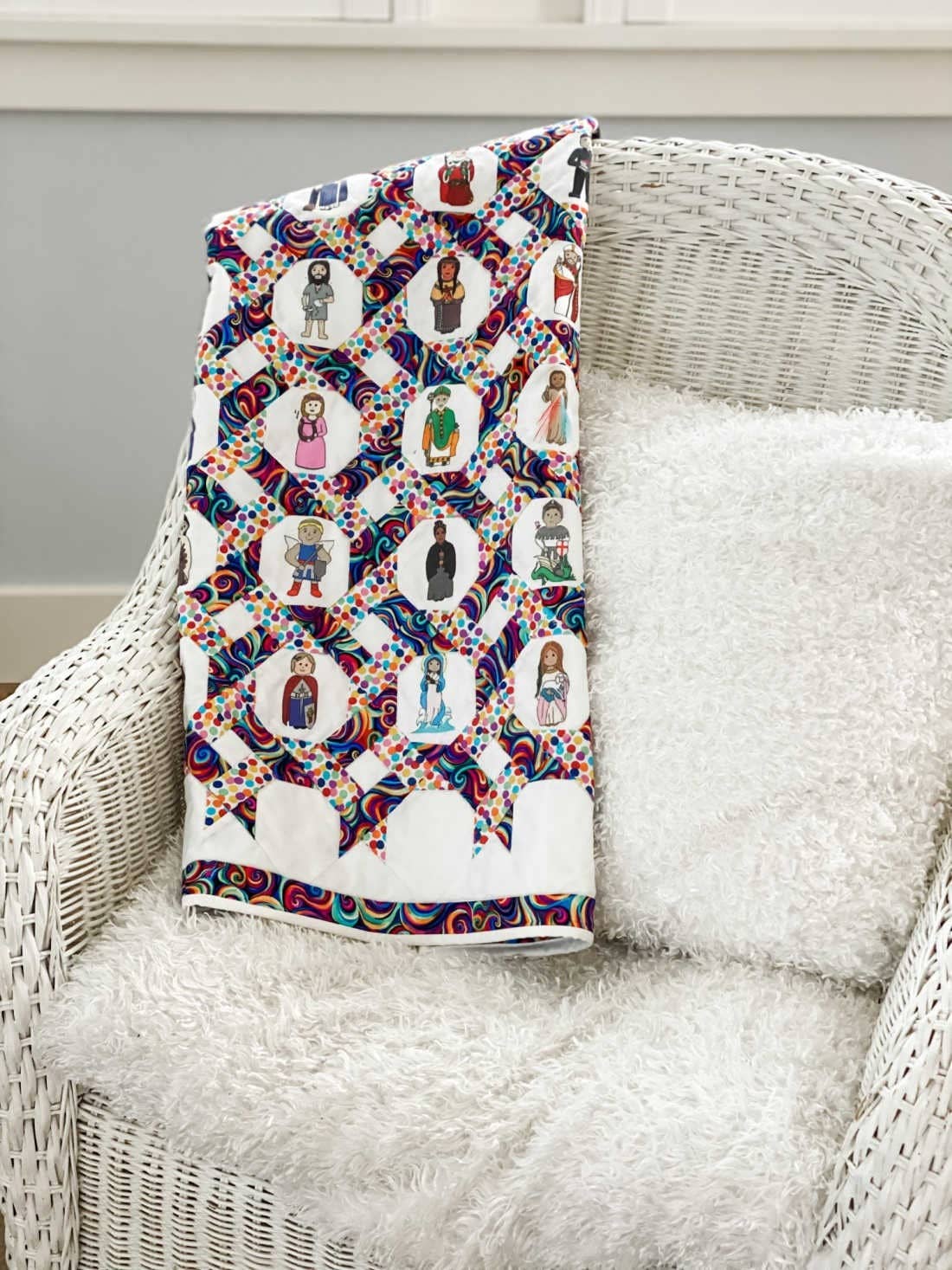 Faith and Fabric - Wholesale Craft Sewing Kit - Quilt Pattern + Fabric: Snowball Saints4