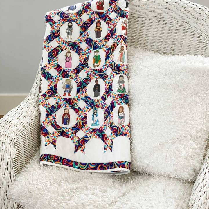 Faith and Fabric - Wholesale Craft Sewing Kit - Quilt Pattern + Fabric: Snowball Saints4