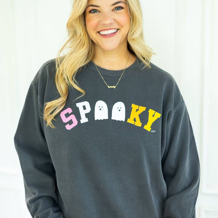 Uhyggelig Halloween Sweatshirt - Peber for engroshandel hos Callie Danielle