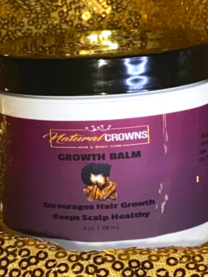 Baume de croissance infusé de romarin et de menthe pour la vente par Natural Crowns