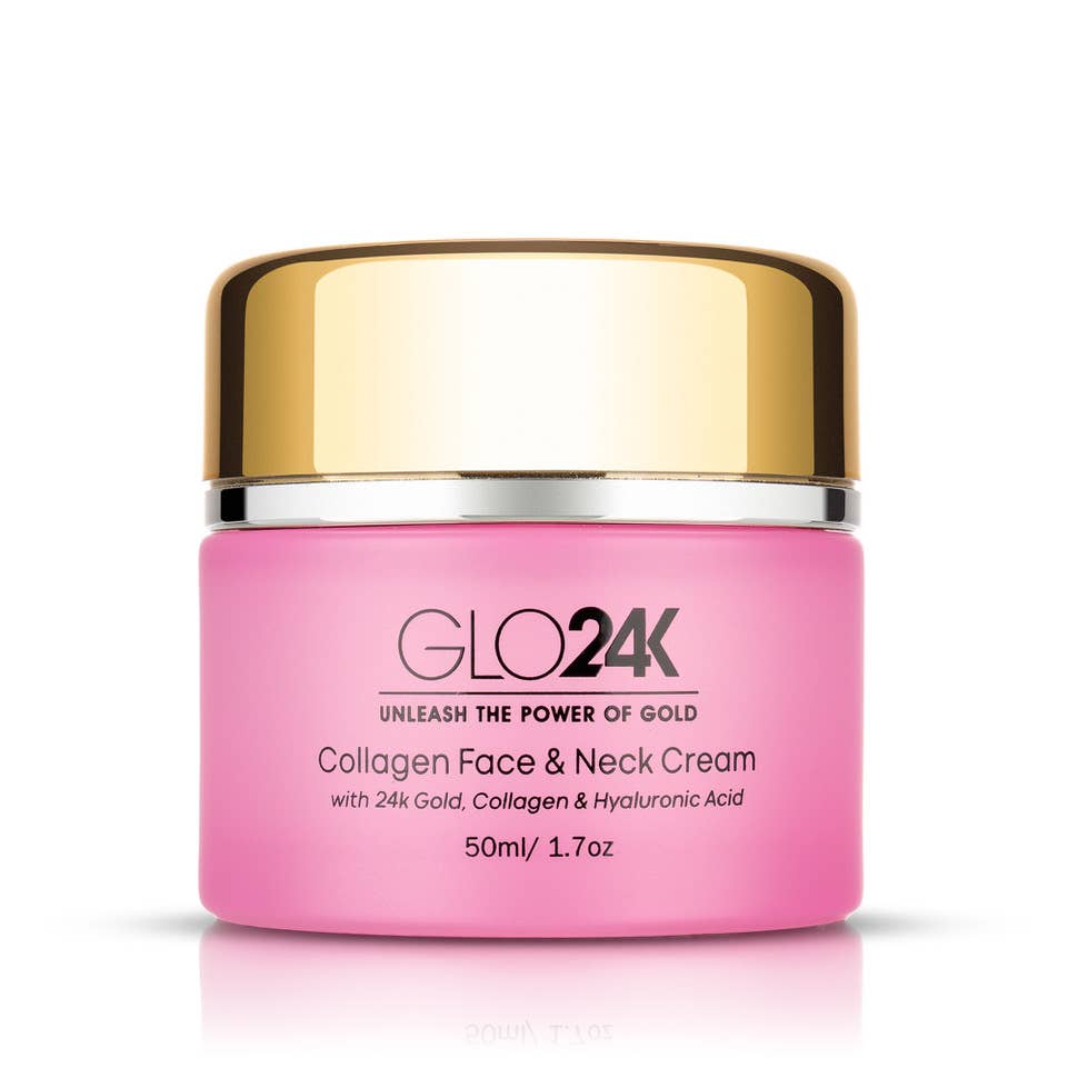 GLO24K - Wholesale Anti-Aging Moisturizer - 24K Collagen Cream for the Face and Neck1