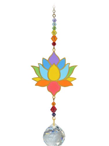 Crystal Dreams Lotus - Regenboog voor wholesale door Wild Things Gifts Ltd
