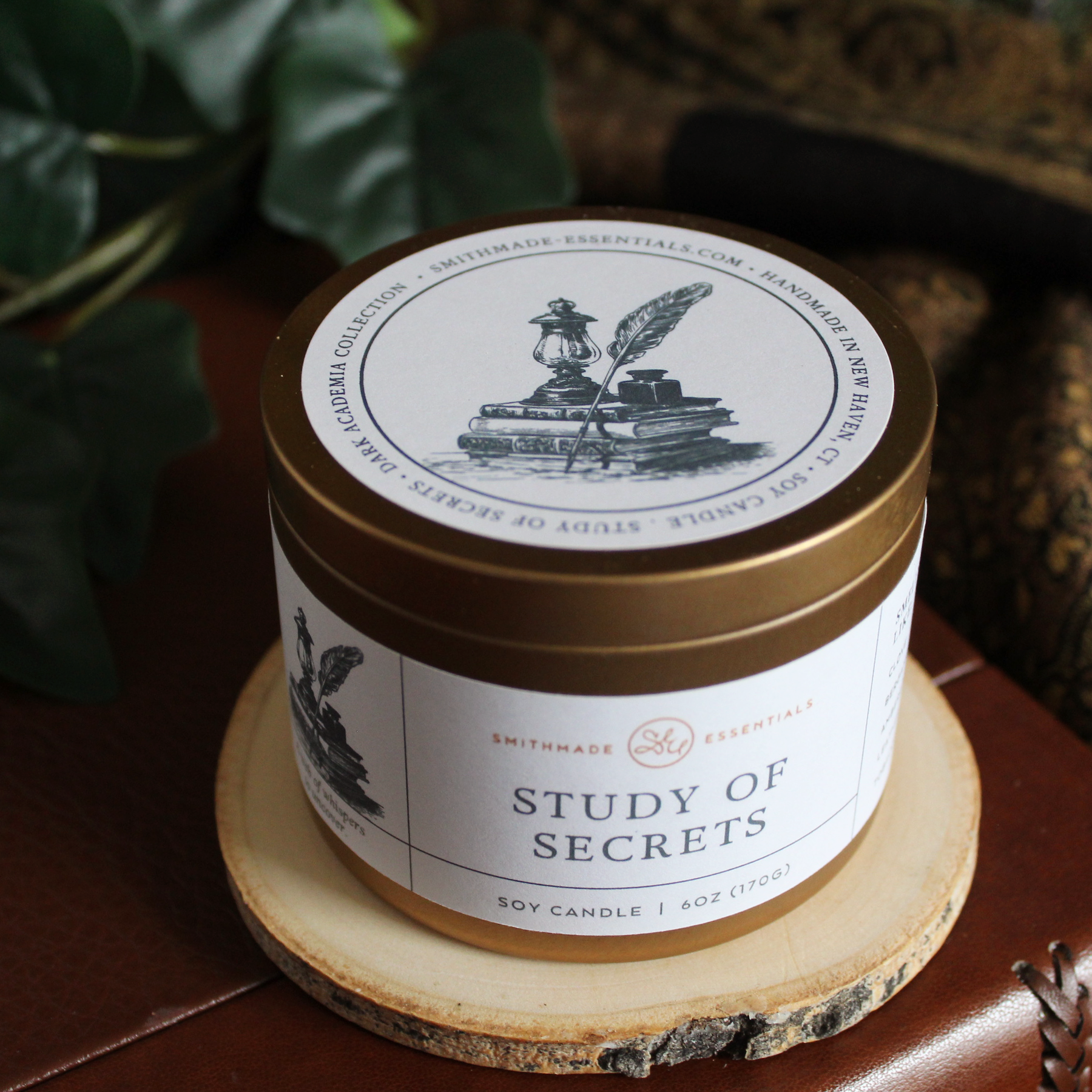 Smithmade Essentials - Wholesale Travel Candles - Study of Secrets Soy Candle2