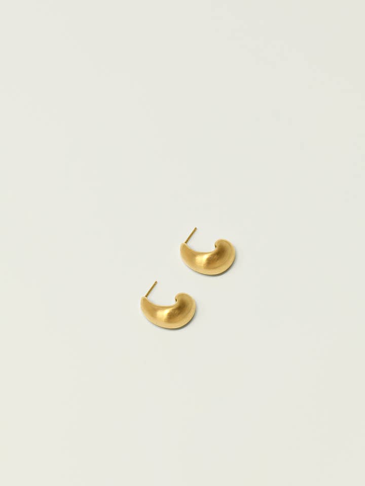 Golden Cashew Earrings for wholesale by RIIA