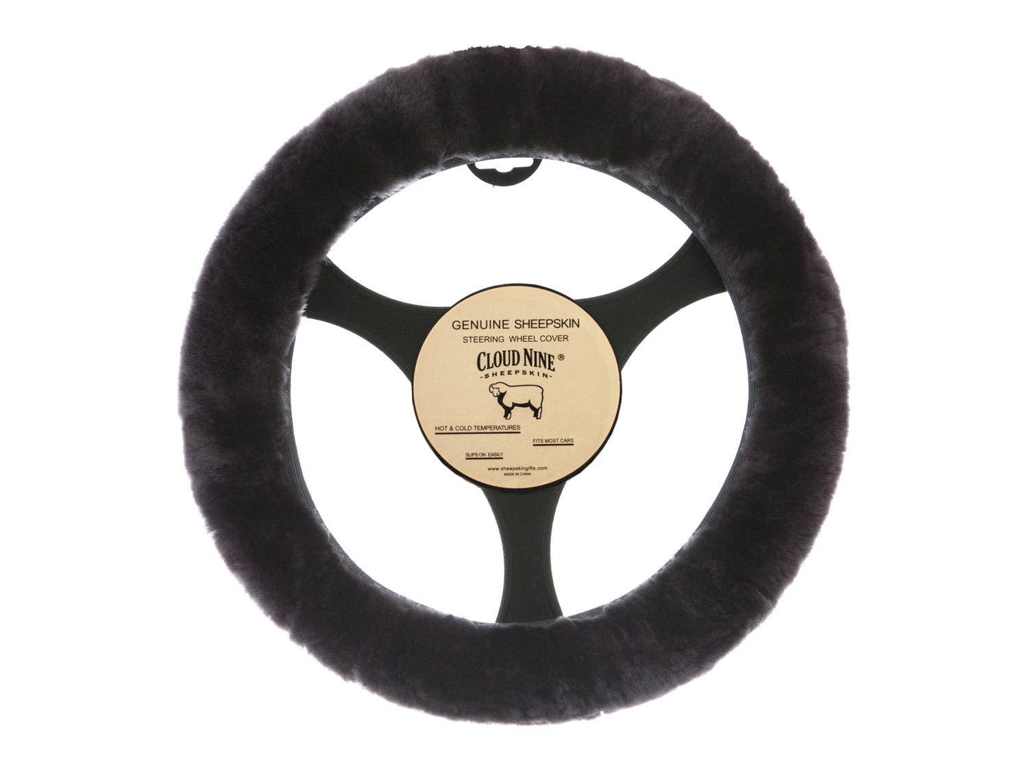 Cloud Nine Sheepskin - Wholesale Car Decorative Charm - Unisex - Genuine Sheepskin Steering Wheel Covers2