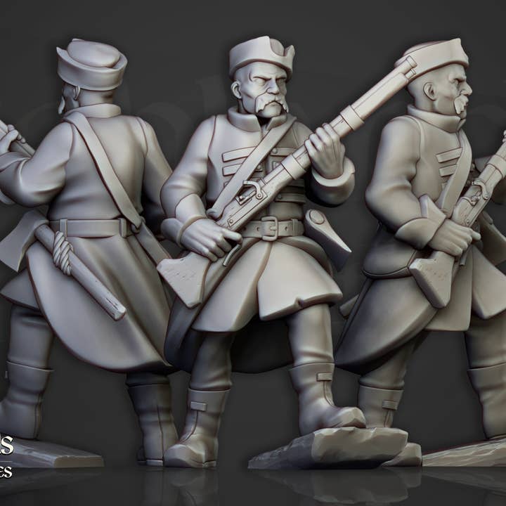 Moschettieri cosacchi per la vendita all'ingrosso da parte di Forg3d