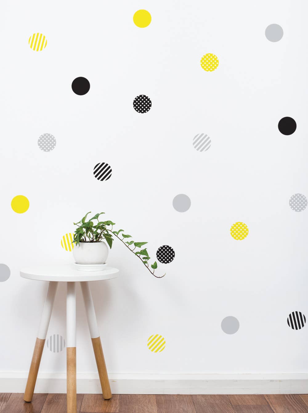 Simple Shapes - Vente Autocollant mural - Stickers muraux à motifs à pois mixtes0