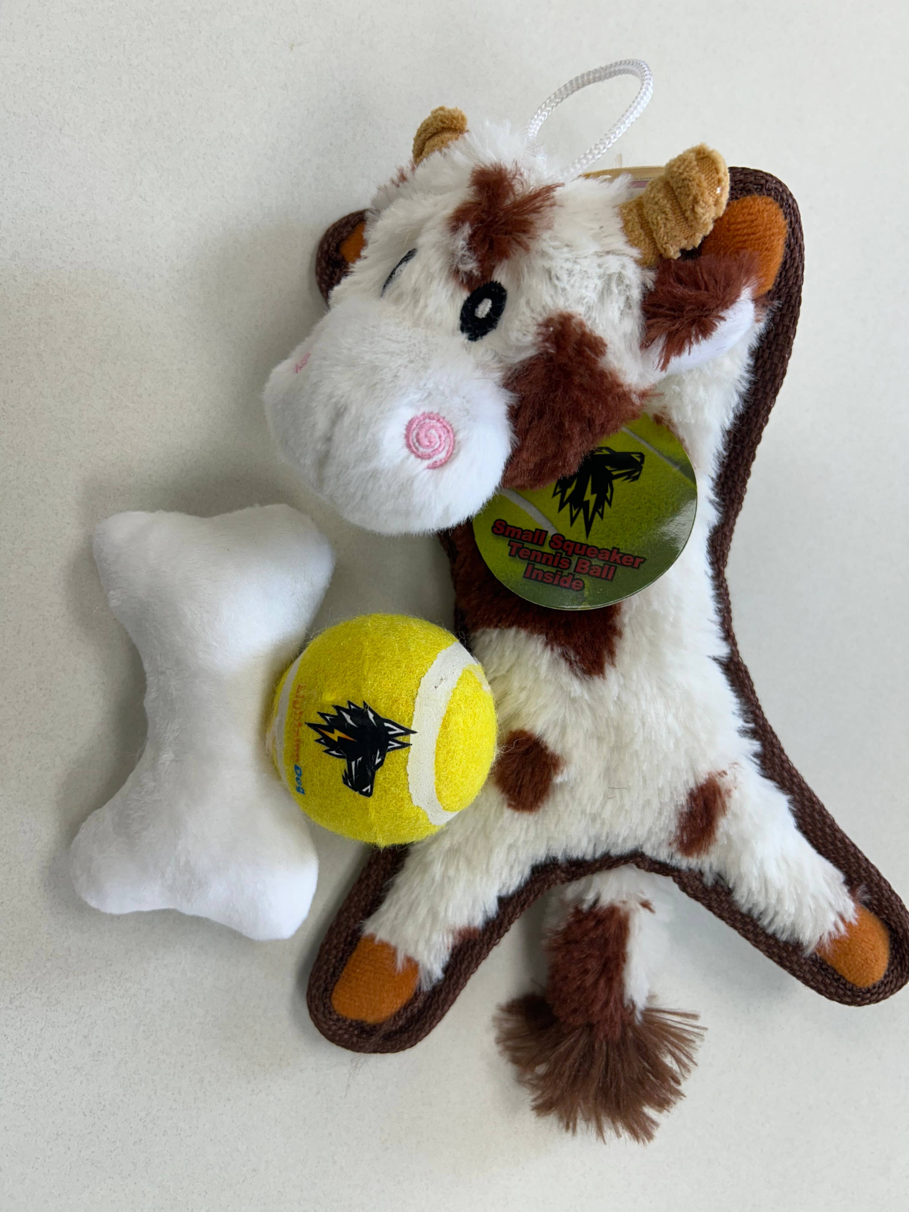 Lightning Dog - Vendita all'ingrosso Peluche - Cani - Piccola Mucca Marrone Fuzzy1