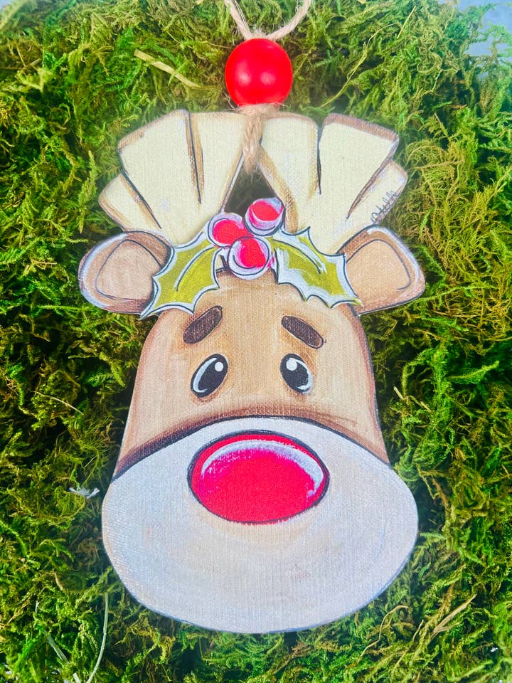 Christmas Ornament: Reindeer for wholesale by The Happy Butterfly