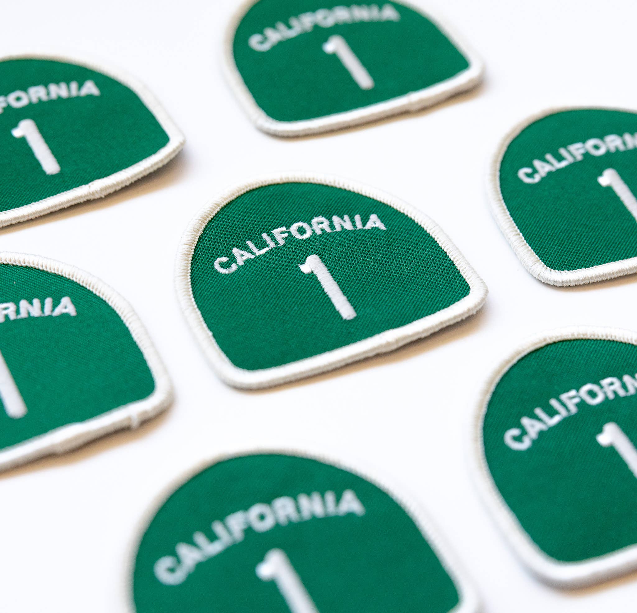 Union Made - Wholesale Patch - Califonria Pacific Coast Highway 1 Embroidered Iron on Patch4