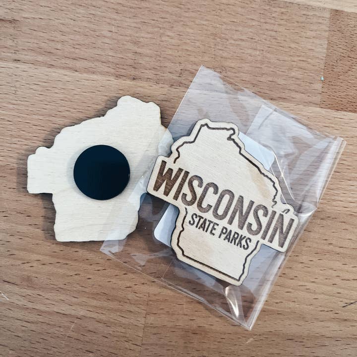Kindenshop - Vente Aimants - Aimant de réfrigérateur personnalisé State Park Wisconsin1