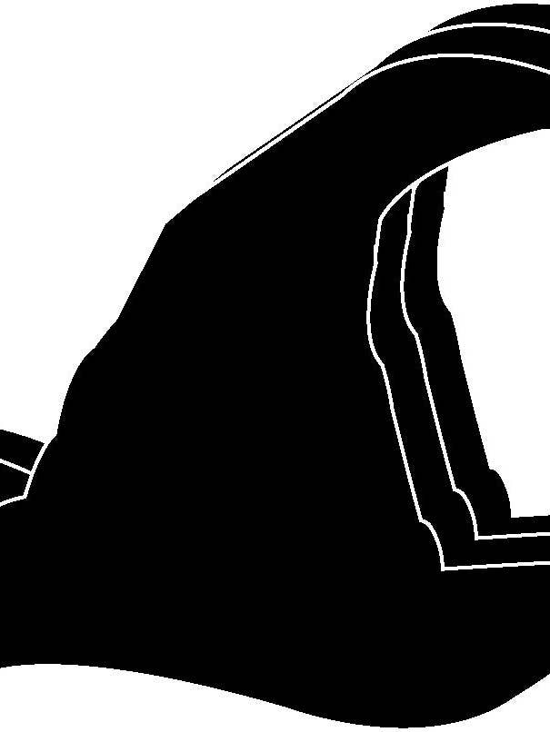 Petit chapeau de sorcière découpé d'une seule couleur pour la vente par Creative Shapes Etc.