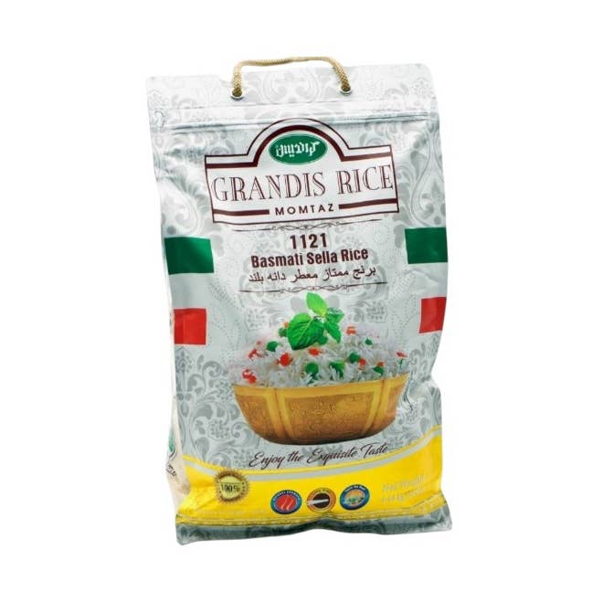 Grandis - Vente Riz - Grandis Riz Basmati Sella – 40 lb (10 × 4 lb Sacs)0