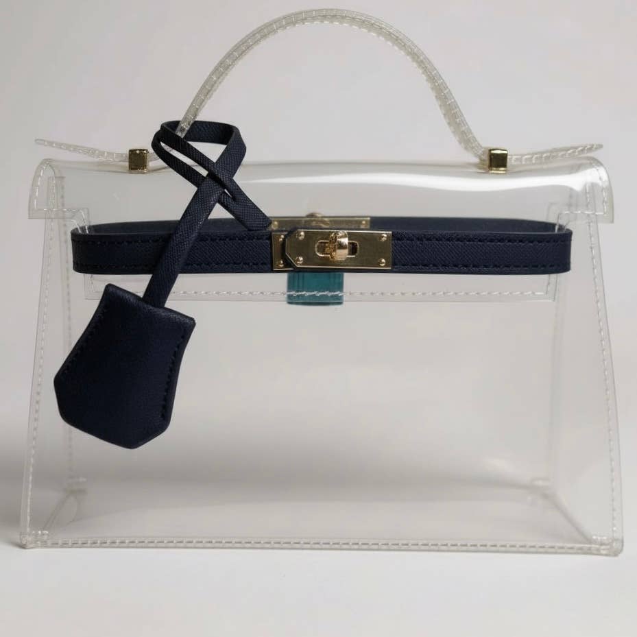 Gameday Luxe - Wholesale Top Handle Bag - Women's - The Mini Andrea Clear Bag (Clear is in stock)5