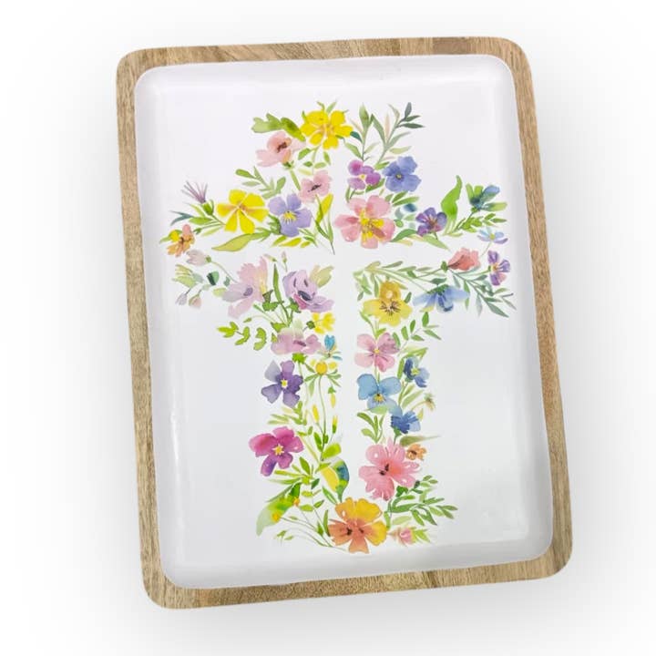 Spring Cross Tray 14" (case of 2) EAST-2-A PREORDER for wholesale by My Casita