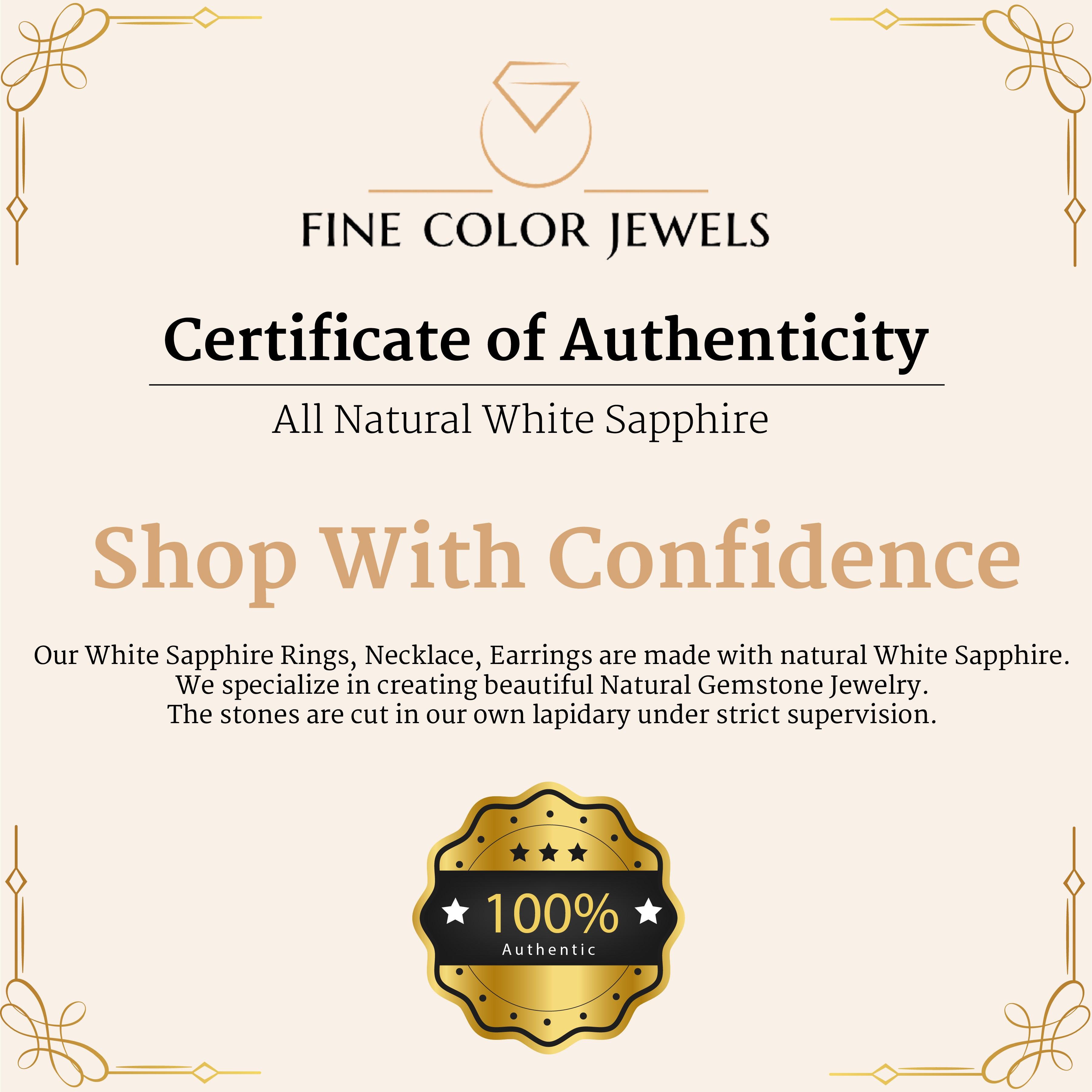 FCJ Jewelry LLC - Wholesale Band/Stacked Ring - Rose Gold in Silver Natural White Sapphire Eternity Ring5