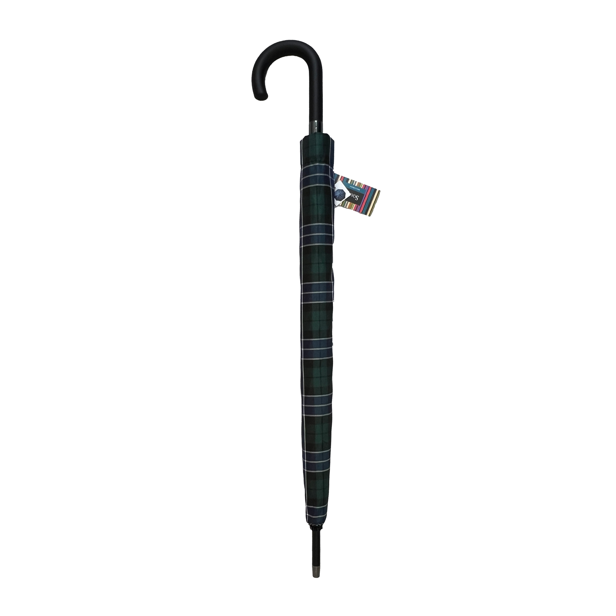 Soake - Wholesale Umbrella - Unisex - Everyday Tartan Stick Umbrella Green3