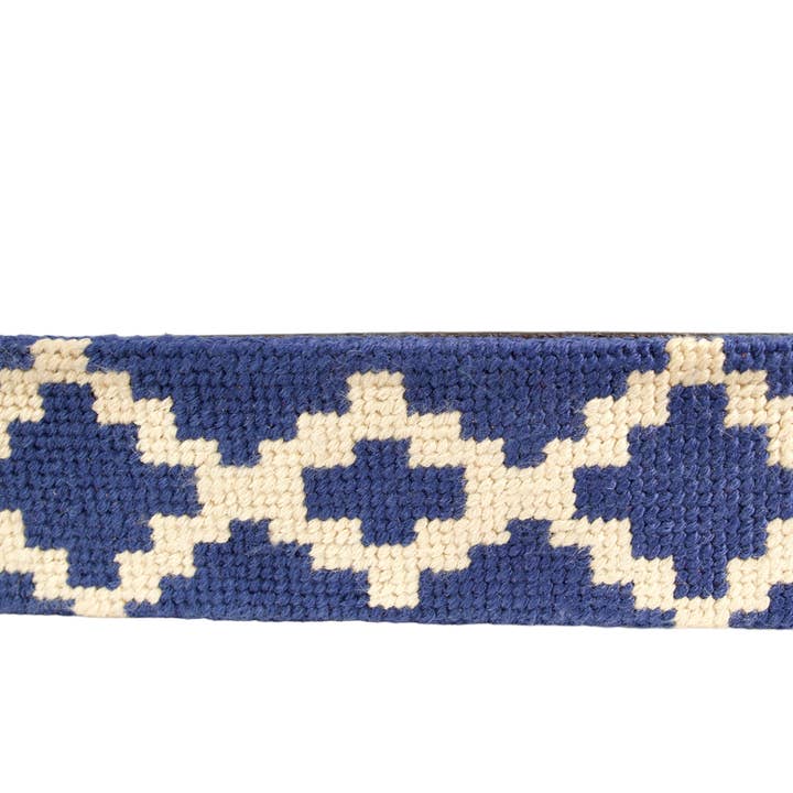 Needle Golf - Wholesale Belt - Men's - Sierra Midnight Blue Needlepoint Belt2