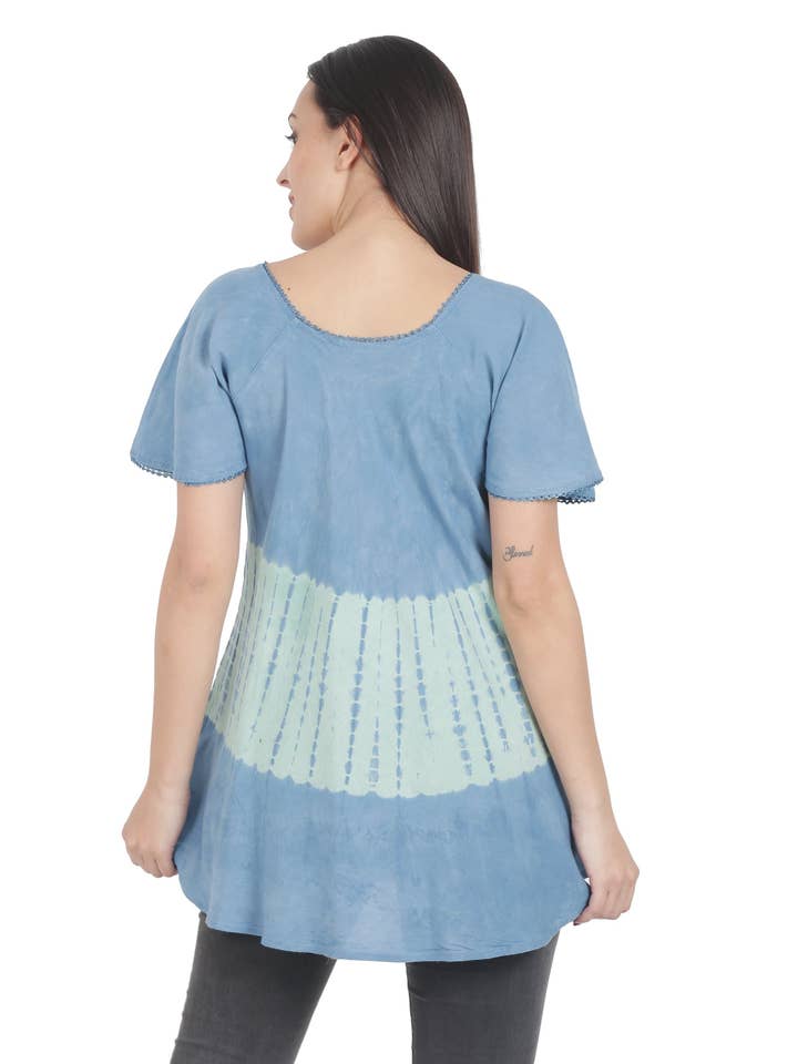 Assortedd Arya Organic Tencel Blouse for wholesale on Faire9