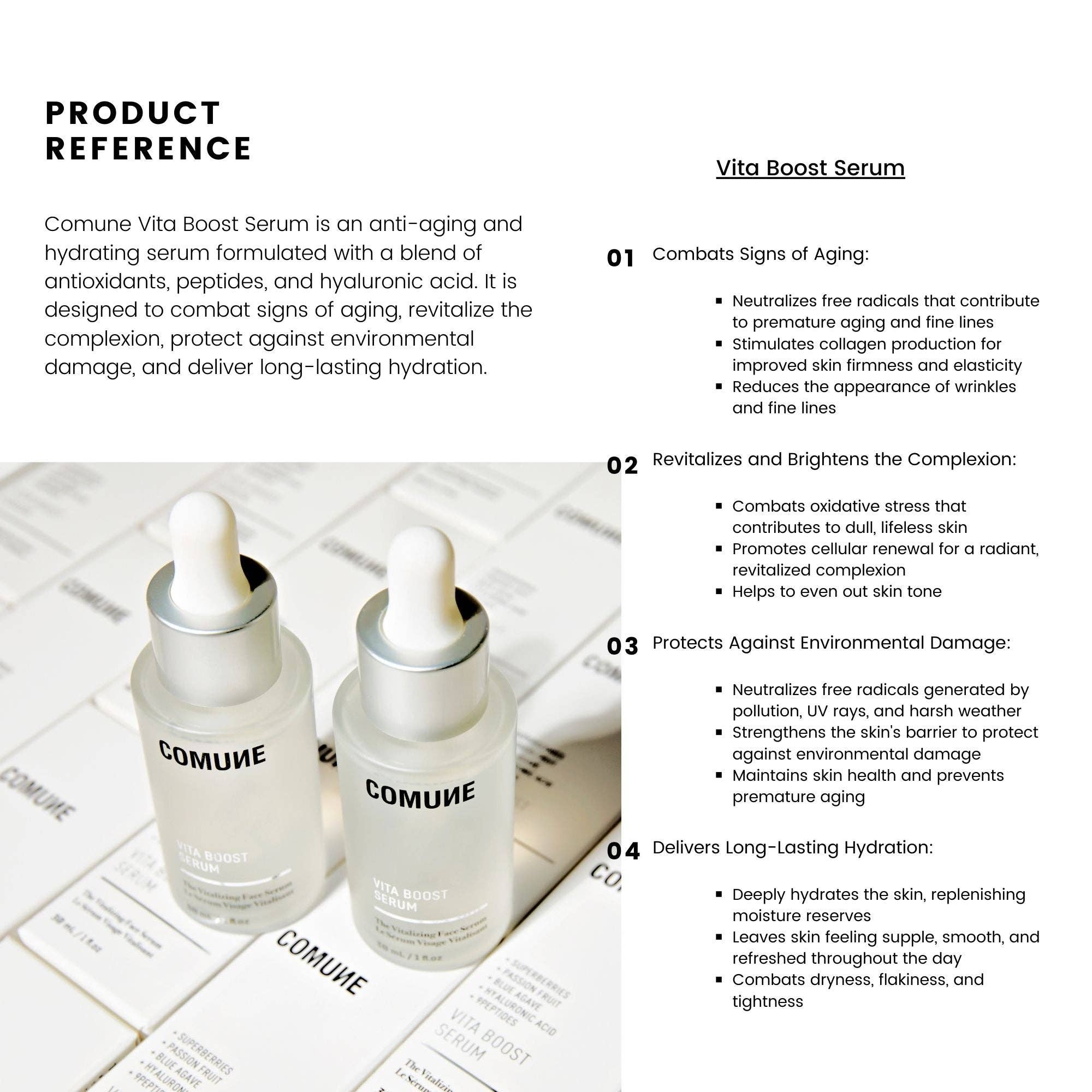COMUNE - Wholesale Facial Serum/Concentrate - Vita Boost Serum11