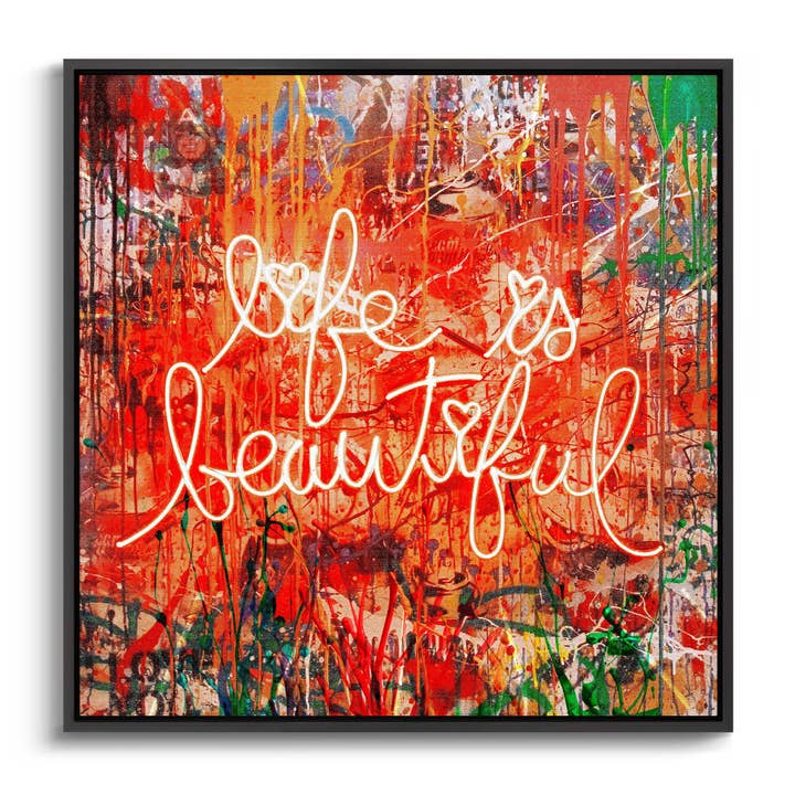 "LA VIDA ES BELLA" para venta al por mayor de Canvarisma