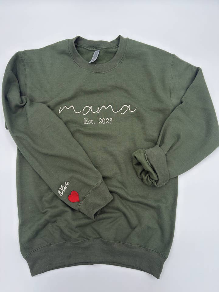 Mama anpassat namn på ärm för wholesale av Made Well Co